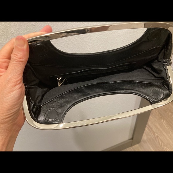 Express black and silver clutch purse - Picture 3 of 6